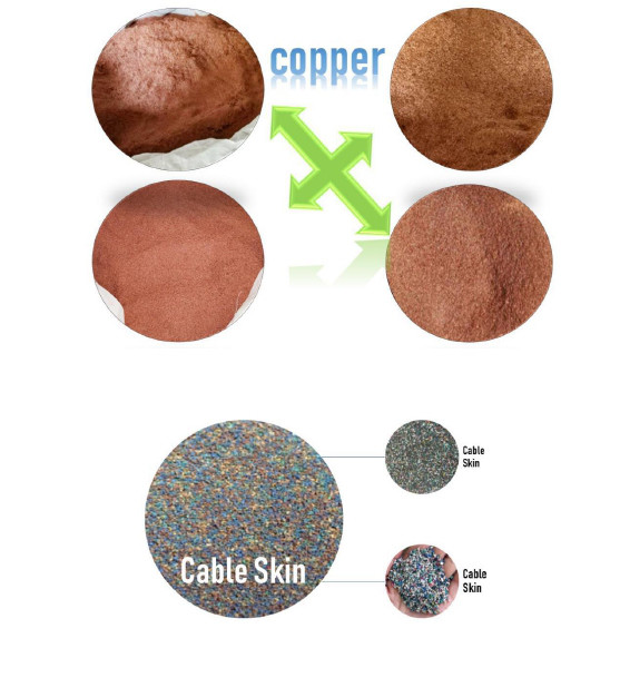 11 KW Cable Granulator Machine Scrap Copper Wire Crusher