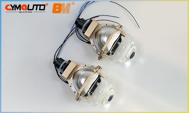 Car Bi LED Projector Lens 3.0 Inch Car Headlight Lens With H7 H4 9005