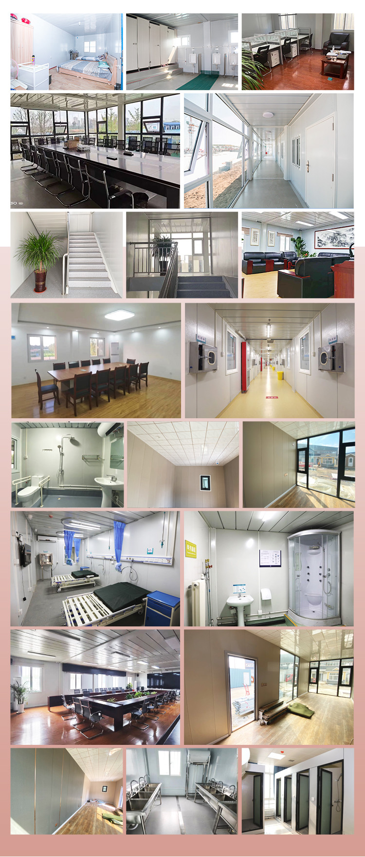 China new design 3 bedroom prefabricated modular home prefab container house for living office dorm container house