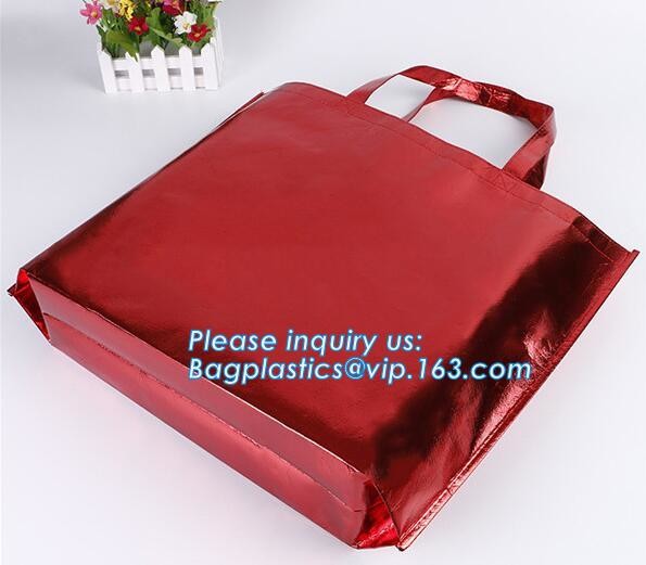 Recycled laminated pp non woven bag with customized logo, Reusable T shirt tote non woven bag, Custom Logo Eco Non woven