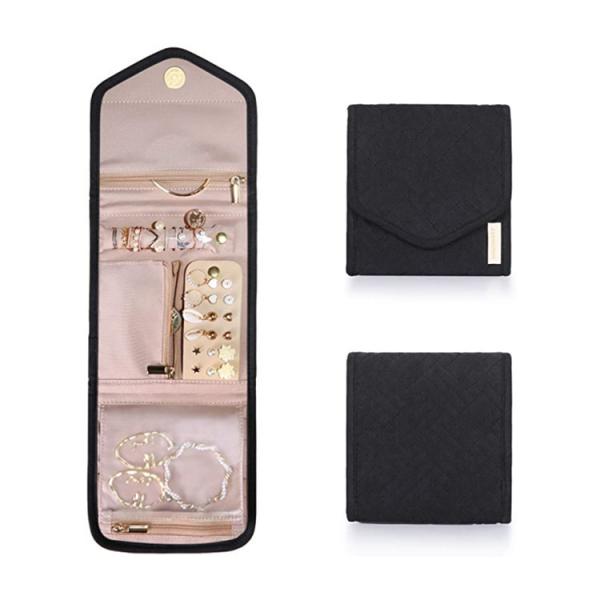 FOLDING JEWELRY BAG TRAVEL PORTABLE JEWELRY STORAGE BAG MULTI-RING EARRINGS