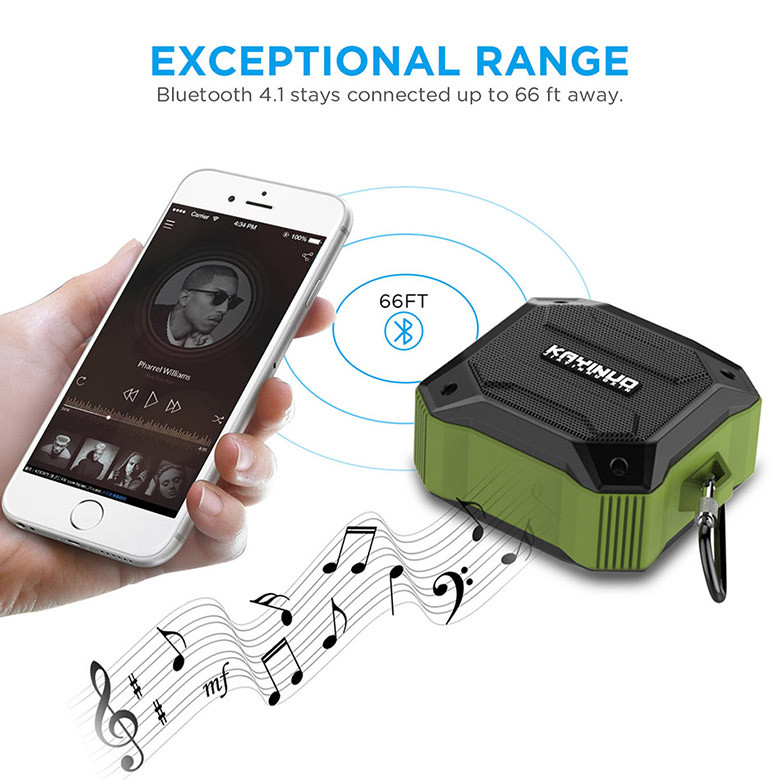 RDA Chip Rechargeable Portable Bluetooth Speakers Automatic Shutdown Energy Saving