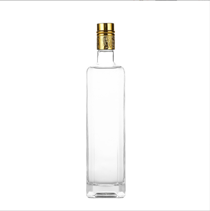 Acceptable Customer's Logo Square Glass Olive Oil Dispensing Bottle for Food Industry