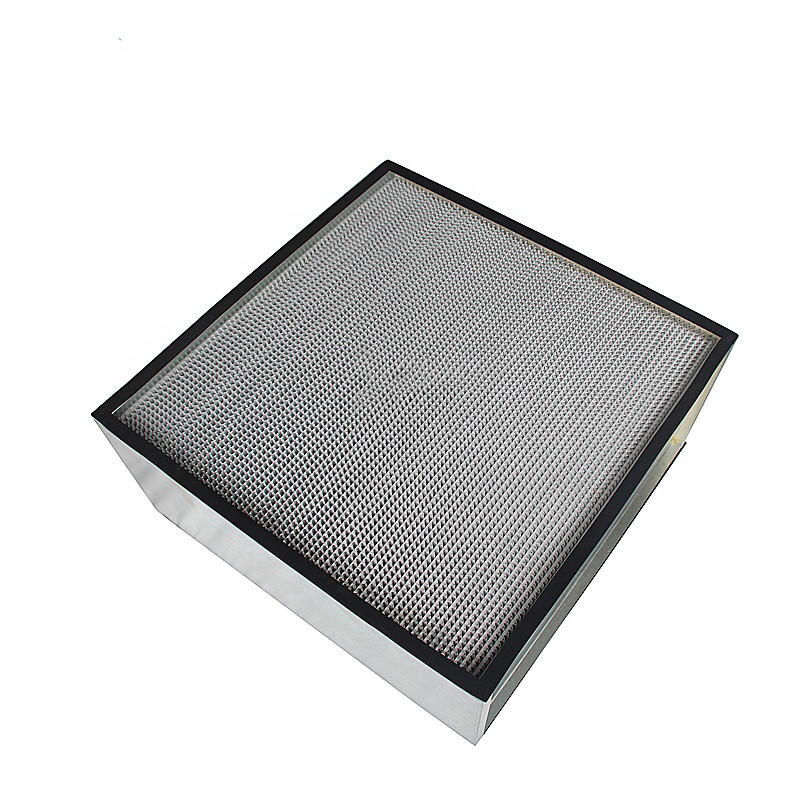 Metal Frame High Temperature Air Filter Hepa Panel Fiberglass Air Filter