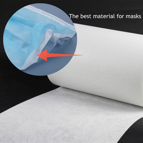 175MM Meltblown Nonwoven Fabric 25 Grams PP Melt Blown Fabric For Disposable Masks