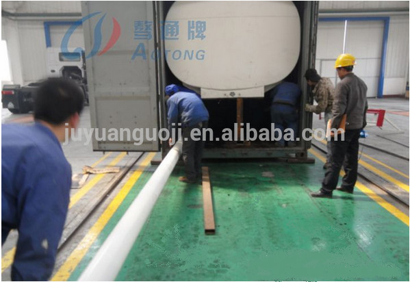 Tri Axles 50000 Liters Carbon Steel Fuel Tanker Semi Trailer for Petrol Transportation