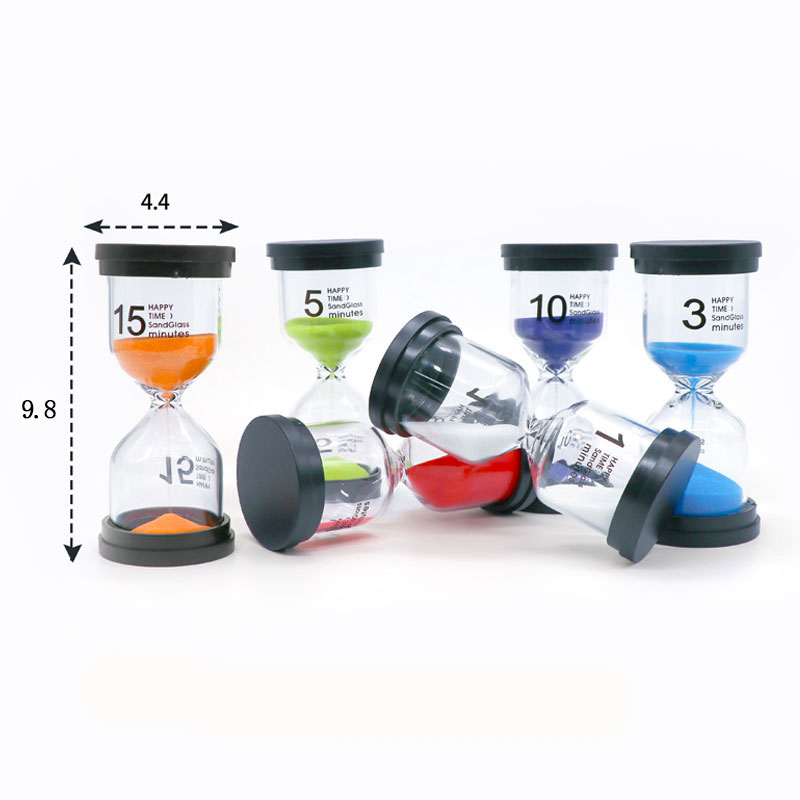 Customzied 30 Min Hourglass Sand Timer Clock Logo Printing For Kids Toy
