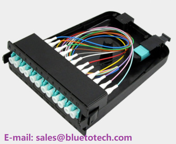 Multi Mode OM3 Fiber Optic Terminal Box Mpo Cassette Patch Panel