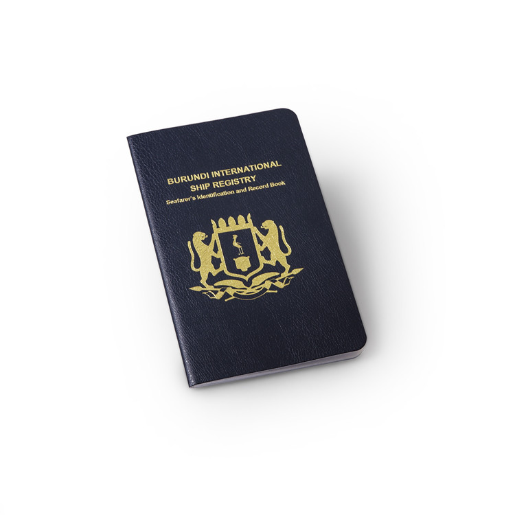 PU Leather Cover Booklet Record Book Printing Custom Vessel Log Books