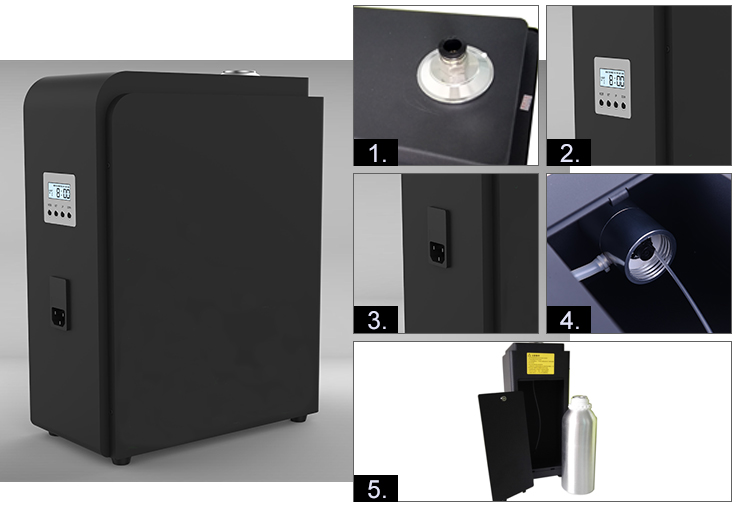 Commercial Aromatherapy Diffuser Large Room For 3000m3-5000m3 Use Area