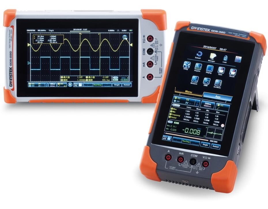 Dual Channel Digital Storage Oscilloscope 100MHz Bandwidth USB Port