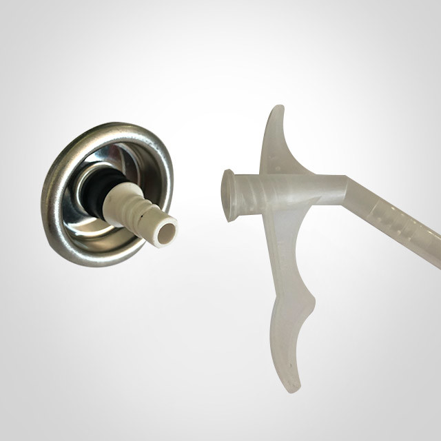 Tube Type One Inch Aerosol PU Foam Valve Suitable To Silicone Sealant Production For Construction Materials