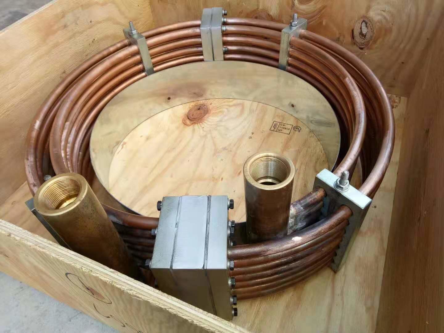 Copper Nickel Tube Thrust Bearing Oil Cooler For Turbine And Generator