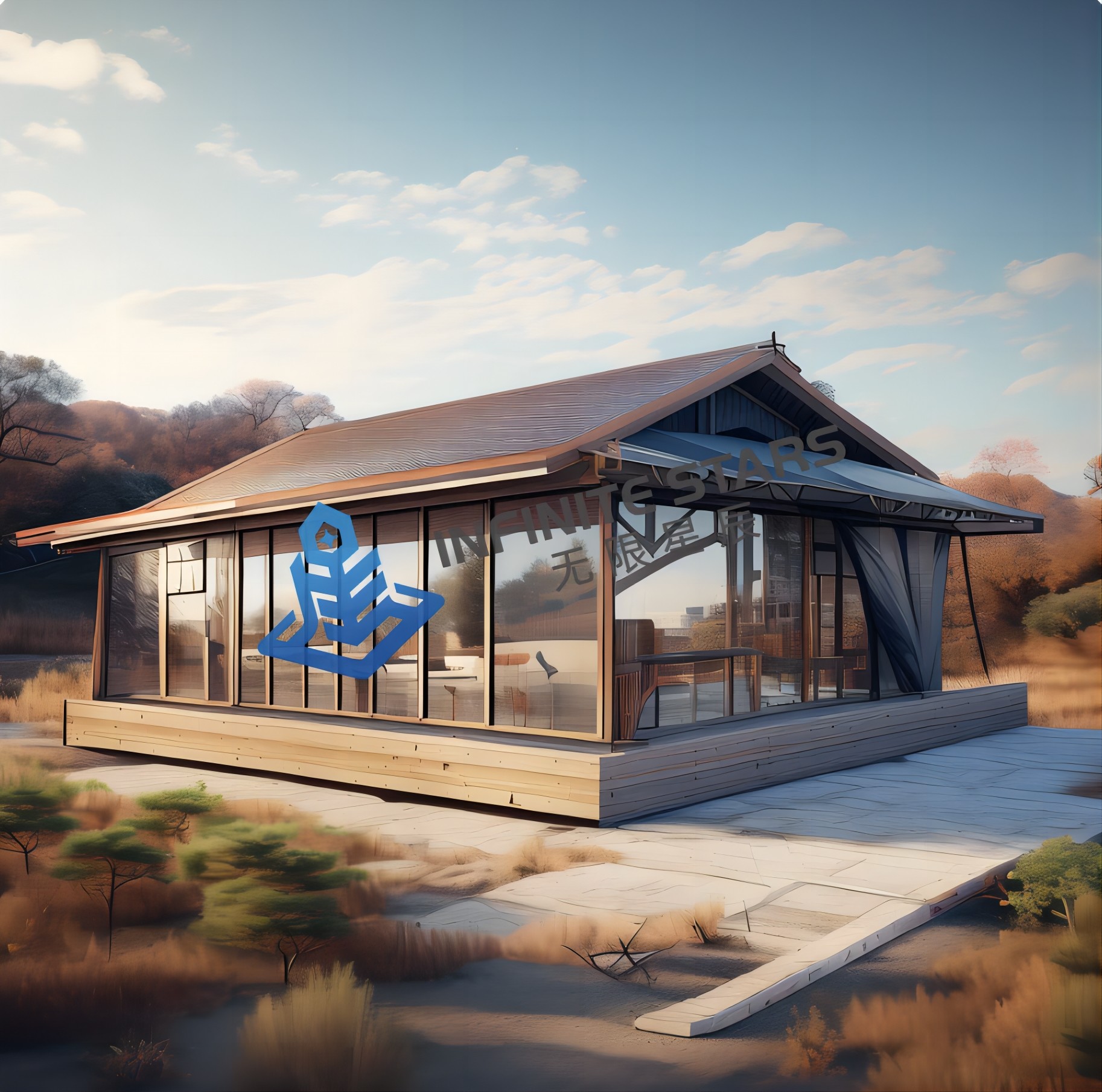 Eco Friendly Versatile Prefab Steel House Soundproof With Excellent Insulation