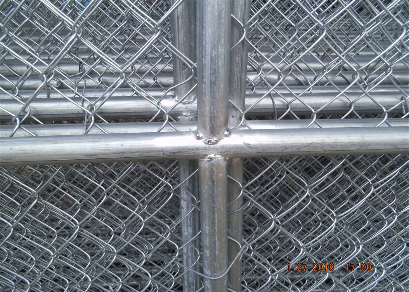 6'x12' New Cyclone Chain Link Temporary Fence Panels Mesh 57mm x 57mm Diameter 2.70mm
