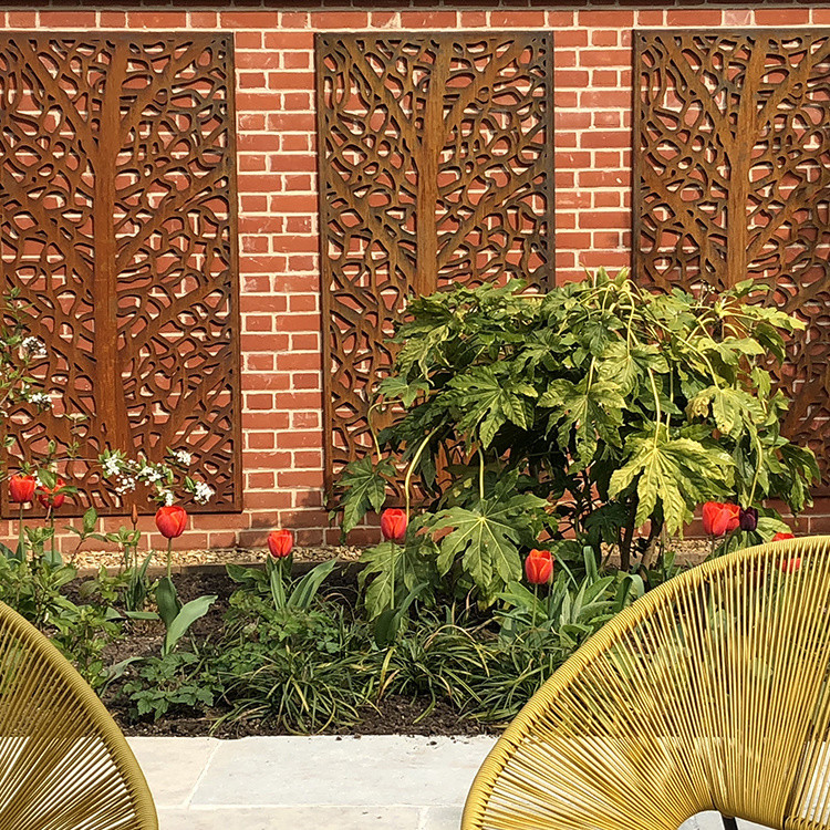 Corten Steel Room Partition Screens Home Living