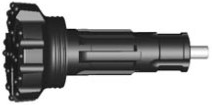 Tungsten Carbide Forging DTH Drill Bit for Hard Rock Borehole Drilling / Mining