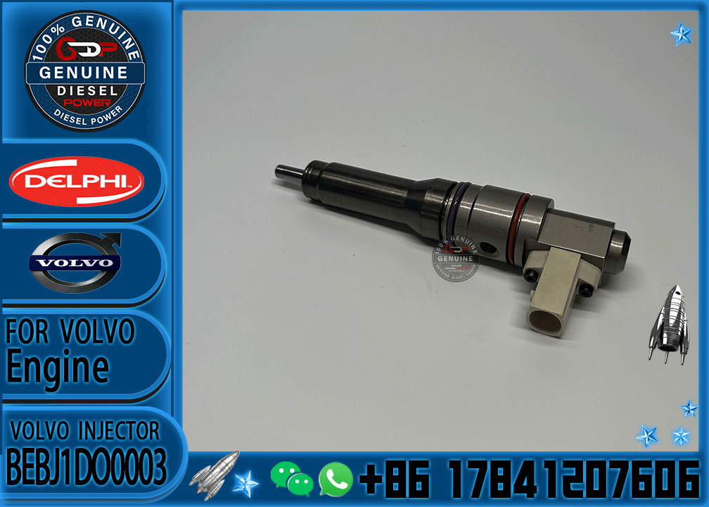 Diesel Fuel Injector common rail parts injector BEBJ1DO0003 1972591 BEBJ1DO1104 1972590 for VOLVO