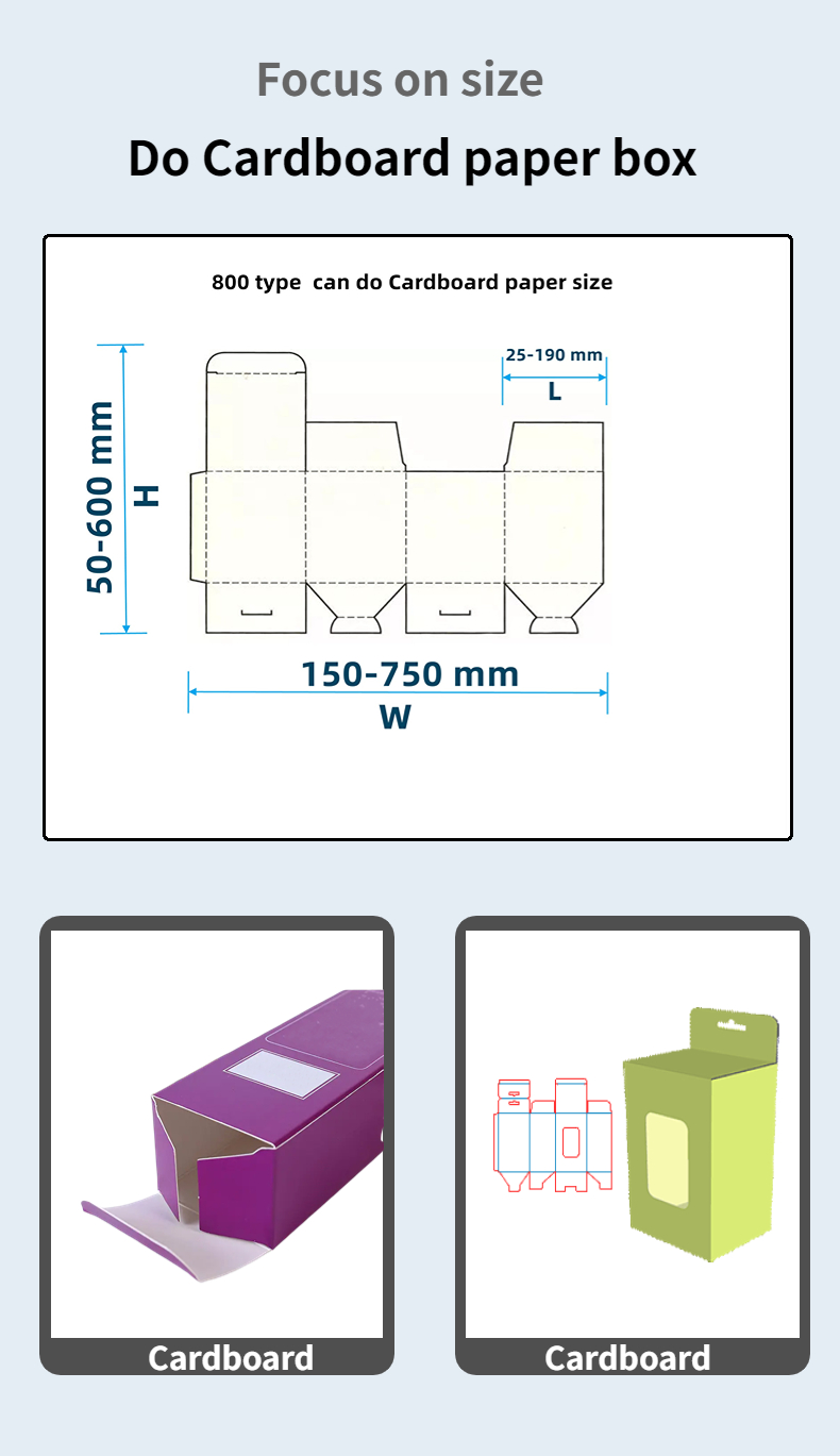 CQT 800 Water Soluble Cold Glue Automatic Gluer Folder Machine for Cardboard/Corrugated Boxes