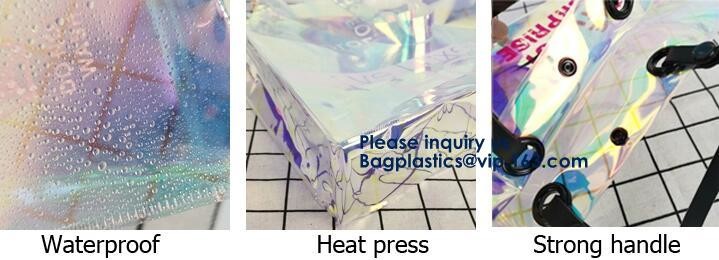 Fashion Neoprene Shopping Beach Tote Bag, Custom Waterproof Outdoor Beach Bean Bag, Promotional Clear Beach Bag
