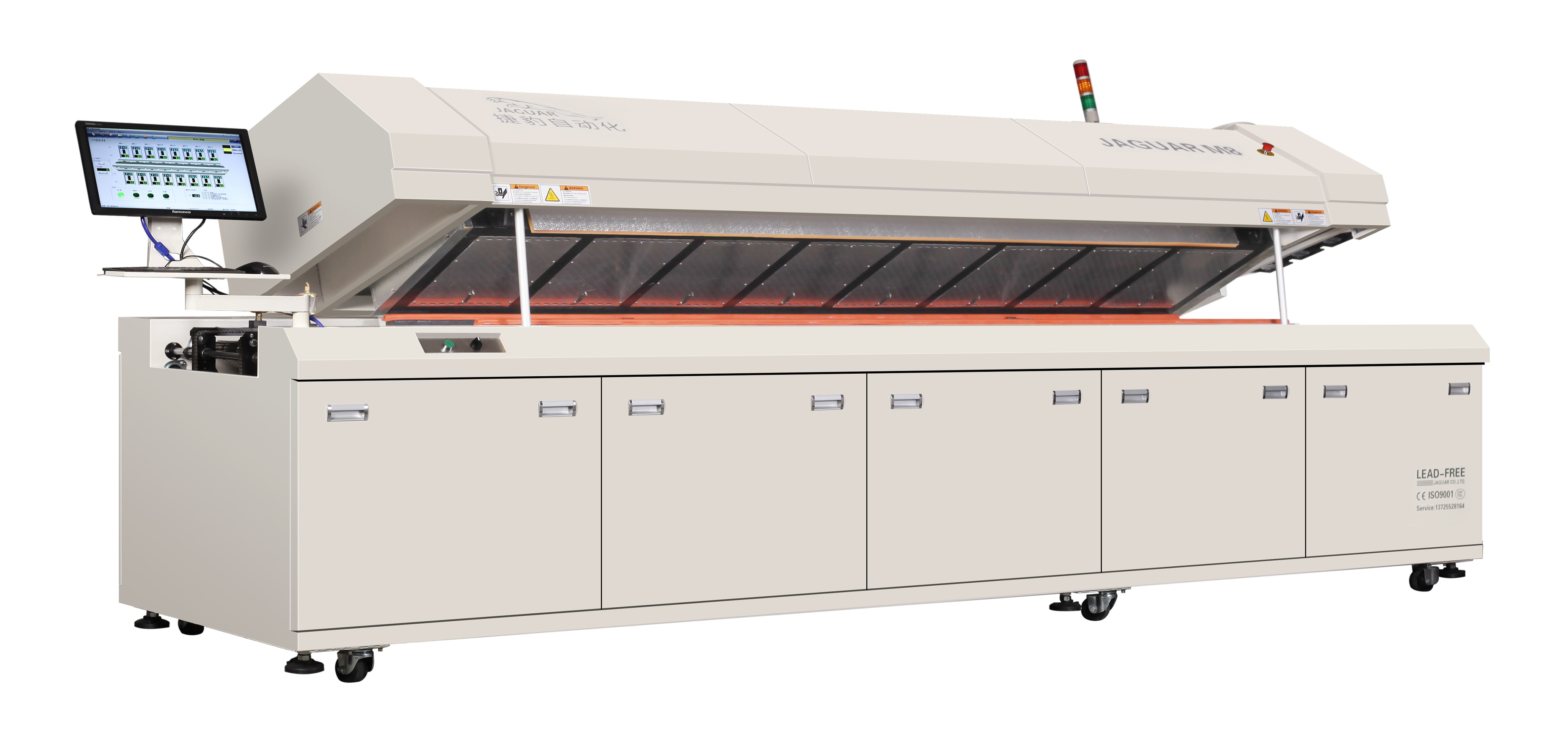 high quality reflow oven machine led light making machine smt solder JAGUAR M8