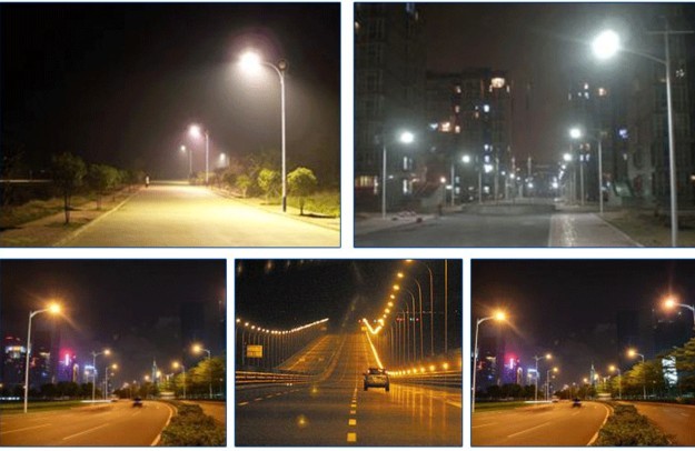 Outside Energy Saving Solar LED Street Lighting With 5050 LED Chip , AC100-240V