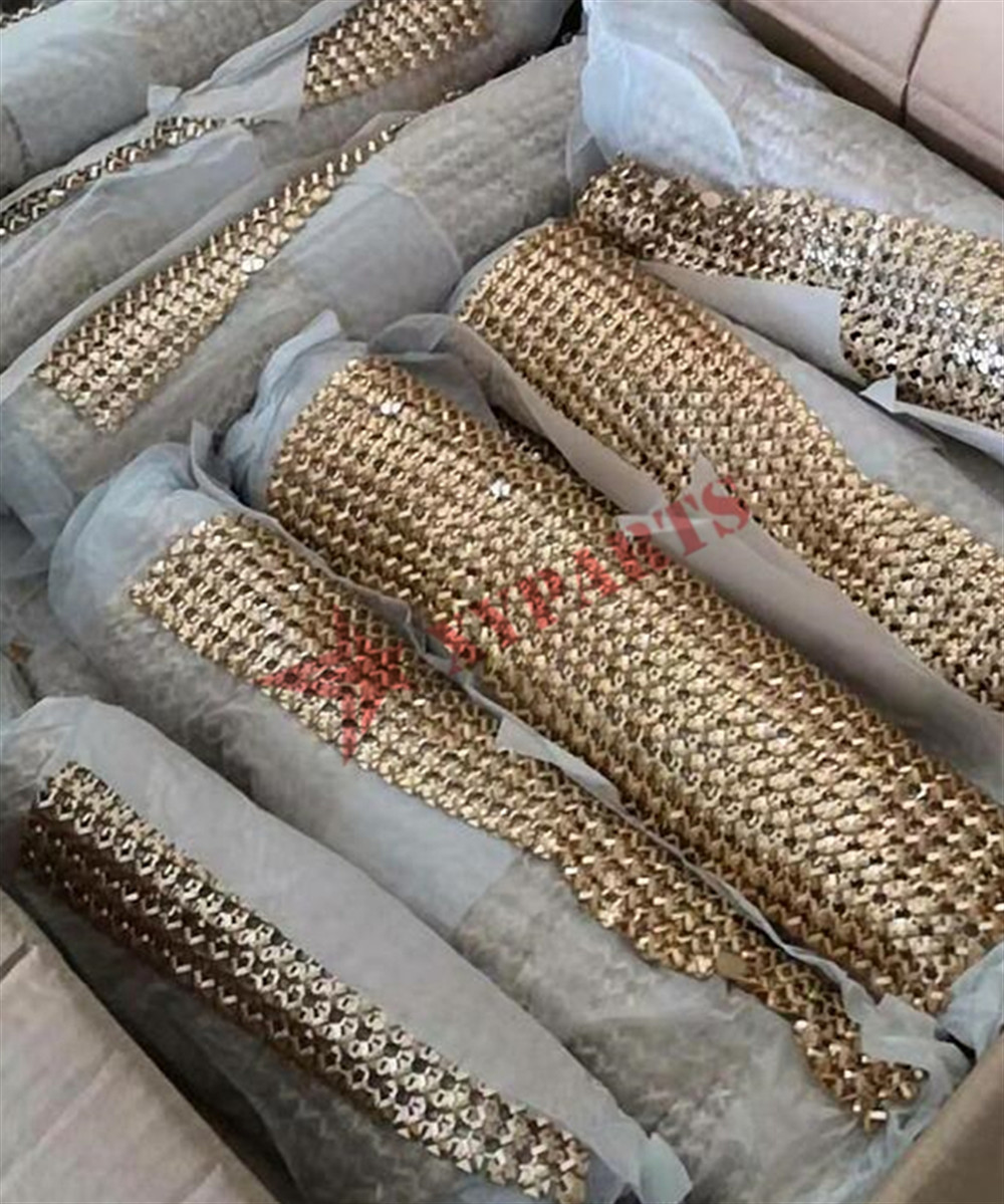 45x150cm Aluminum Flakes Fabric Gold Color For Decoration
