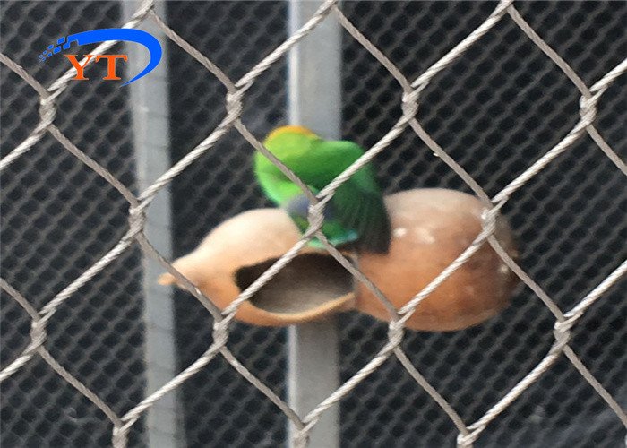 Recyclable 1.2mm Stainless Steel Bird Netting 7x19 Inter Woven Type