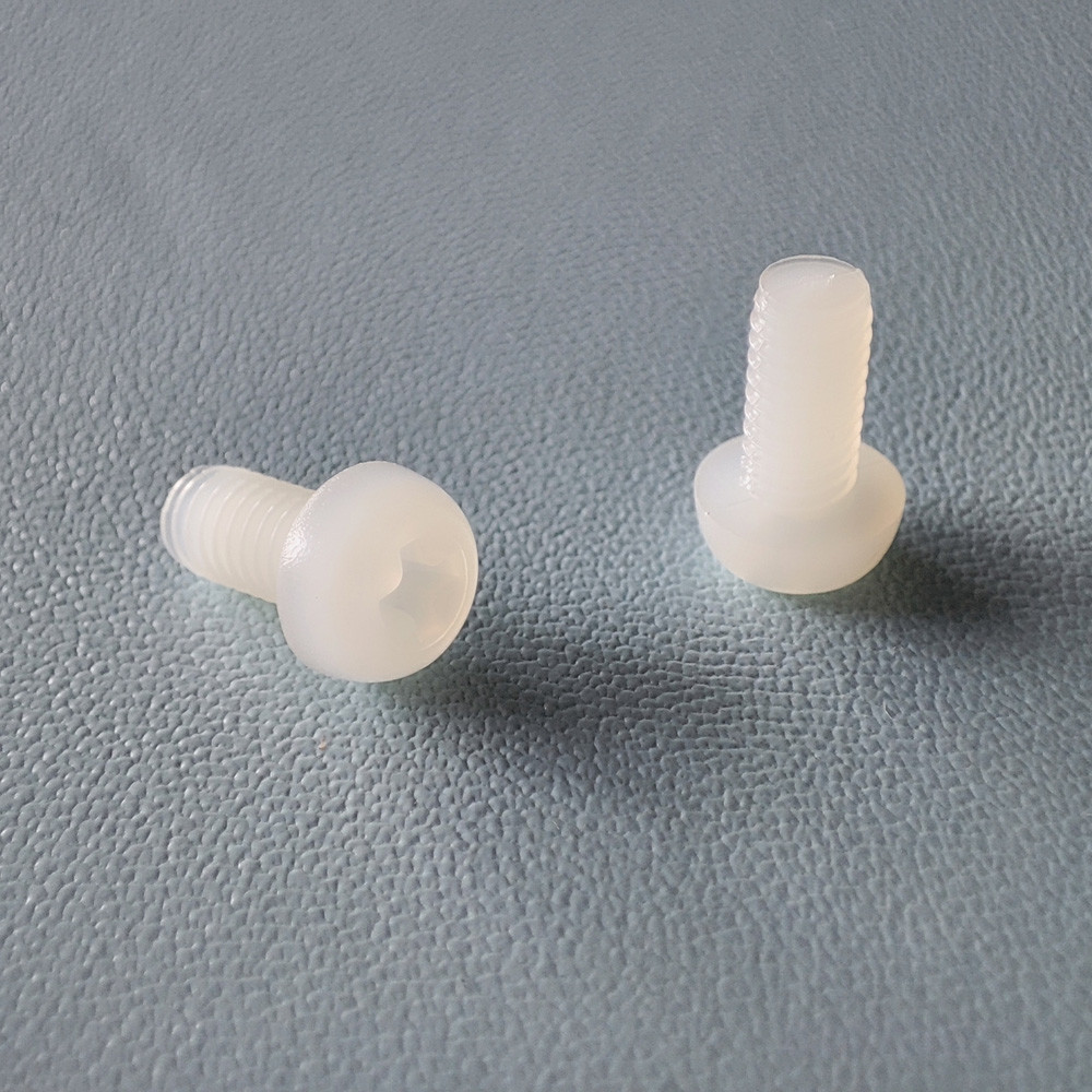 Nylon 66 Plastic Hardware Products M4X8MM PTFE PP PPS PVC PEEK Screws