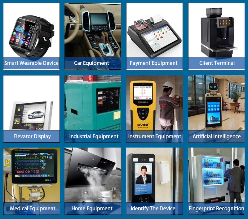 7.0 inch Medical Lcd Display 800x480 Small LCD Touch Screen Display