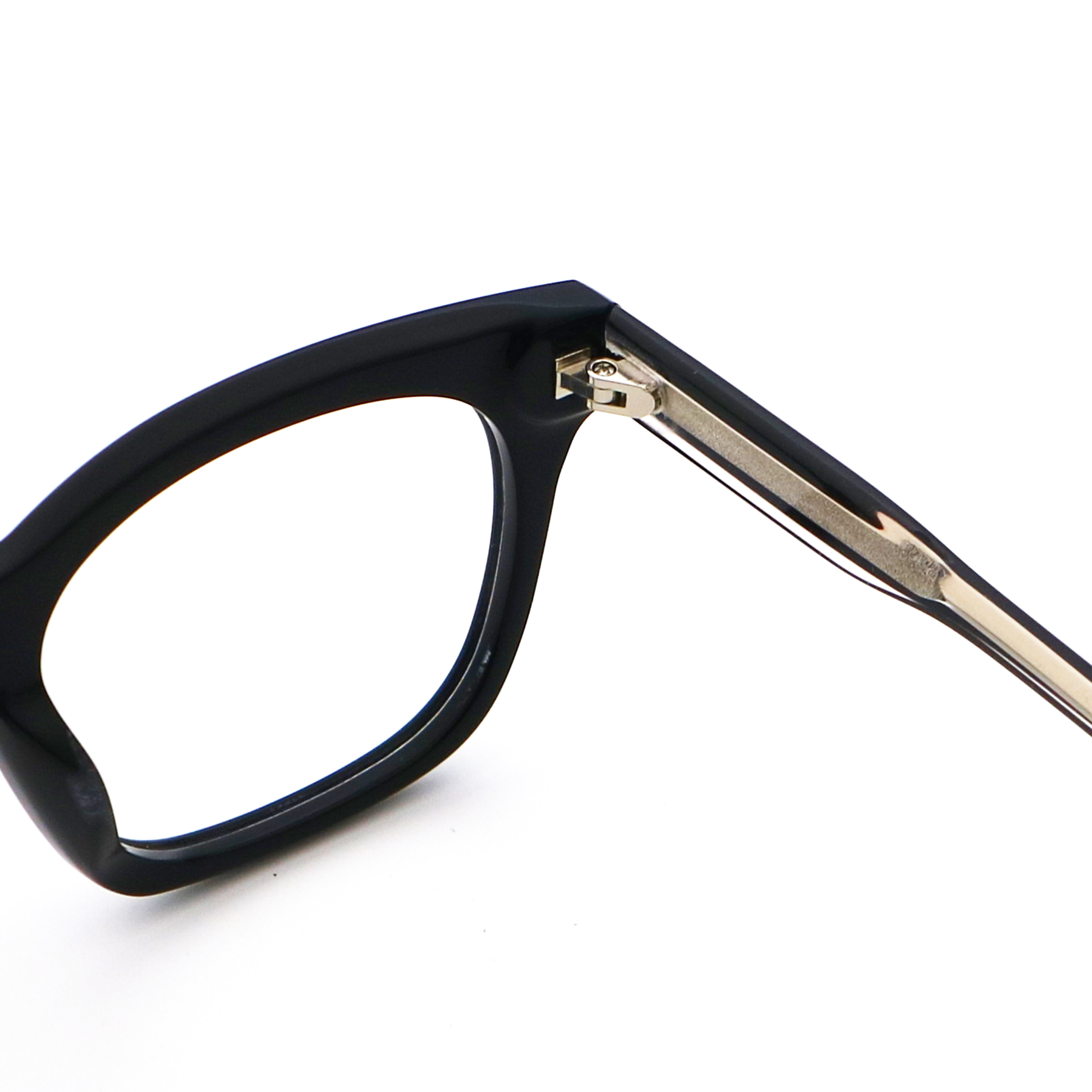Square Acetate Rectangular Glasses Classic Retro Artisanal Personality Thick