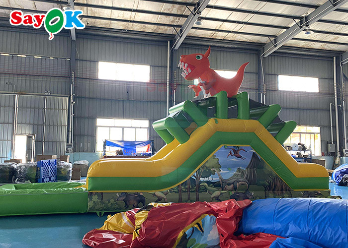 Outdoor Inflatable Slide Commercial Inflatable Skateboard For Amusement Park Logo Printing