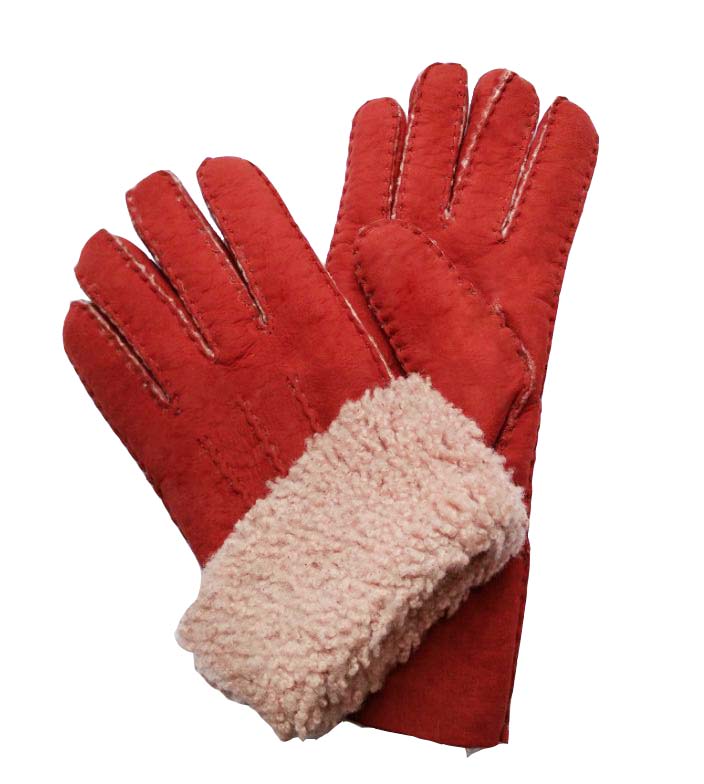 High Quality Ladies Daily Life Usage Lamb Fur Slink Gloves
