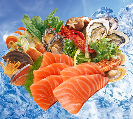 960-2600mm Length Ultra-Low Temperature Freezer for Seafood -45 -60 Degrees Celsius