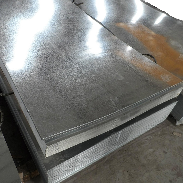 Decoiling Galvanized Steel Panels Q255 Q275 Q345 Zinc Coated GI 270-500 MPa