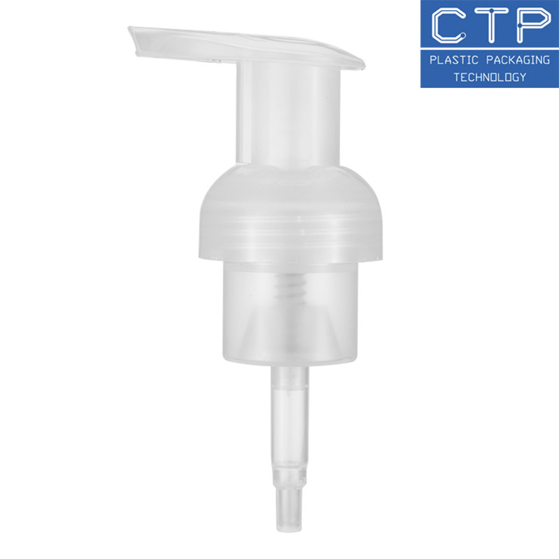 External Spring Flower Shape Foam Pump , Hand Cream Pump Dispenser 40mm