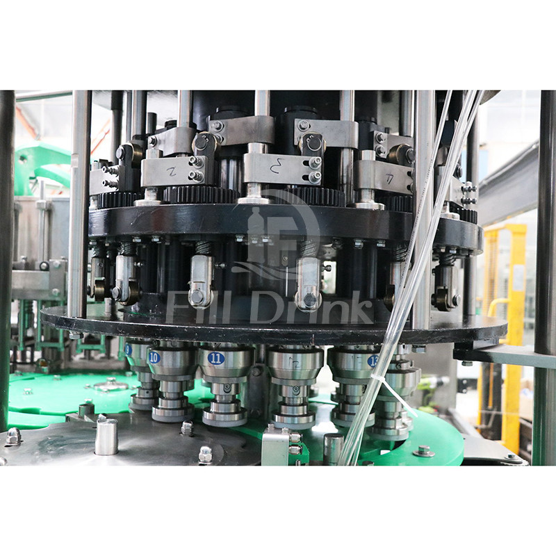 20000B/H Juice Bottle Filling Machine Juice Bottling Equipment With Motor Conveyor