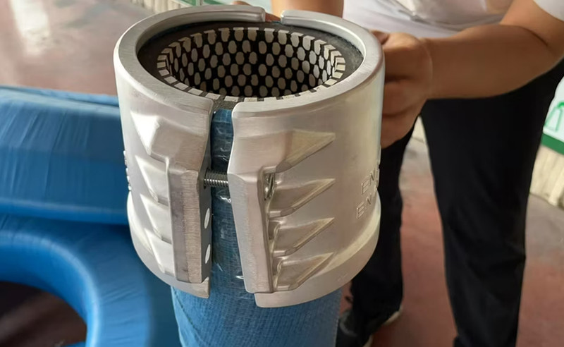 Flexible Dredging Ceramic Hose Pipe And Bends Rubber Lined
