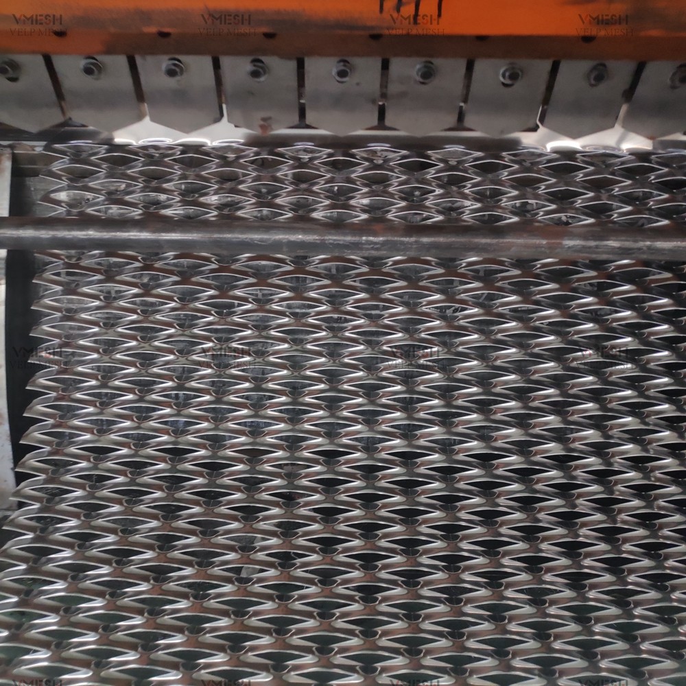 Building Materials Diamond Aluminum Expanded Metal Sheet Powder Coated