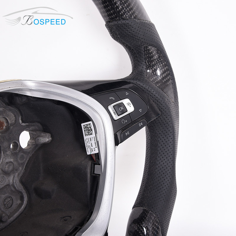 Race Car Black Volkswagen Carbon Fiber Steering Wheel Toray Twill