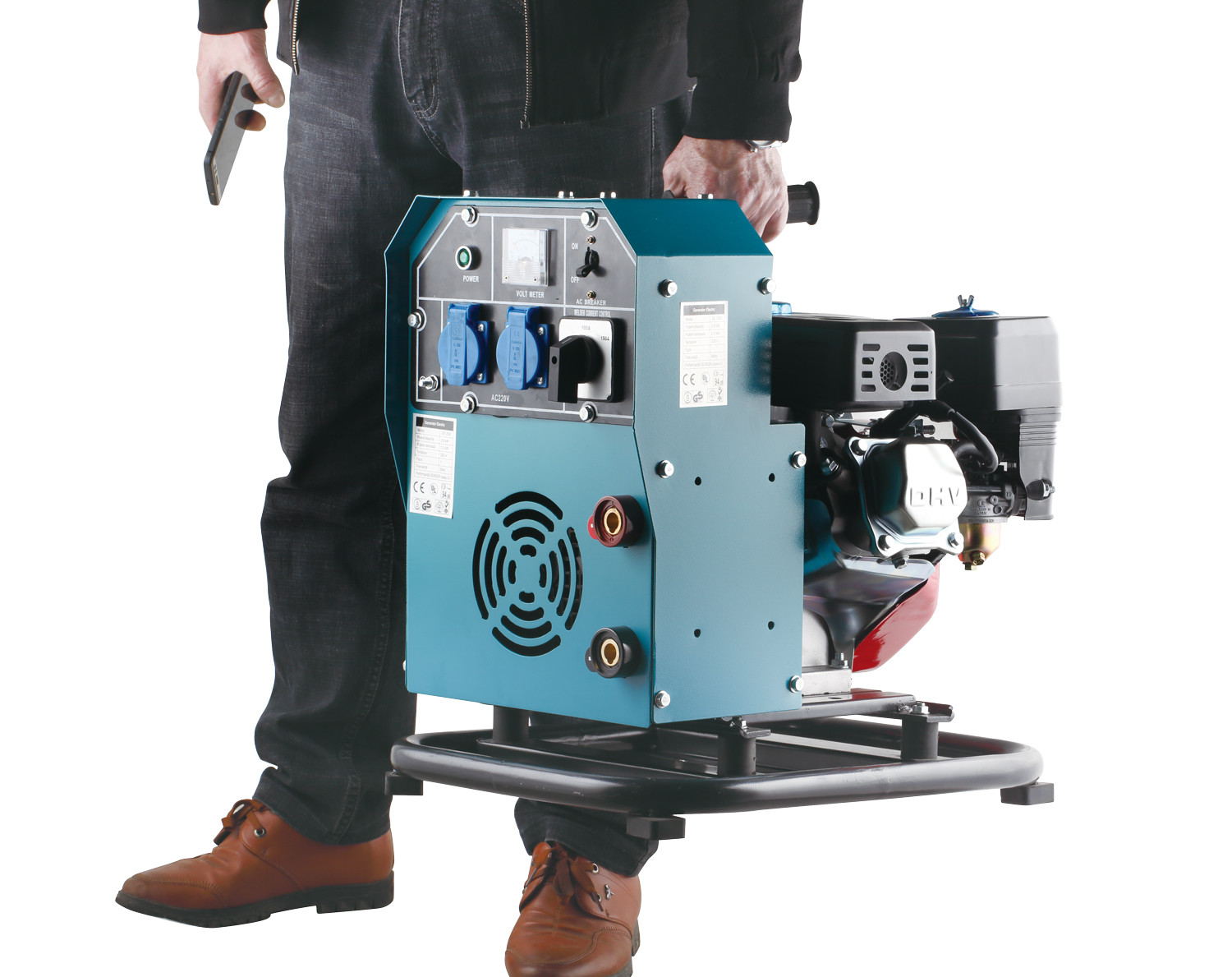 1KW Power Permanent Magnet Welder Gasoline Fuel Type GF170FB Engine Model