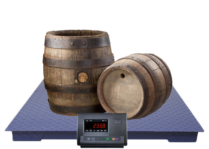 2000kg Digital Carbon Steel Platform Heavy Duty Floor Scales For Warehouse