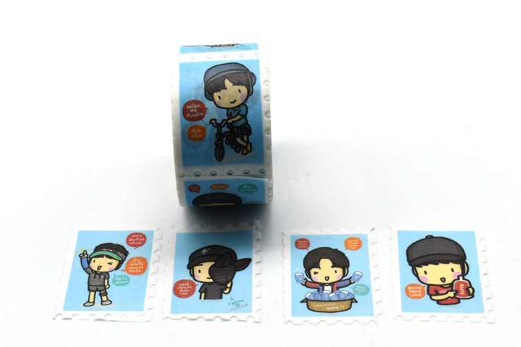 Custom Japanese Decorative Washi Tape Printed Die Cut Washi Tape