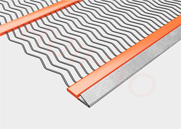Replacement Wear Parts Self Cleaning Screen Mesh For Crushed Stone Applications
