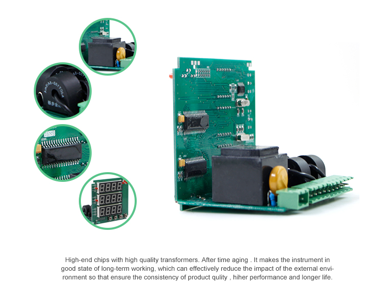 Hot sell digital three phase ampere voltage frequency with rs-485 modbus ammeter voltmeter