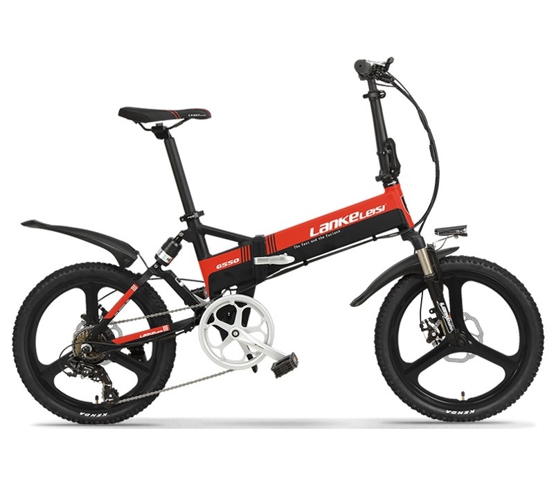 Overcharge Protection Collapsible Electric Bike 20 Inch Pre Discharge Function