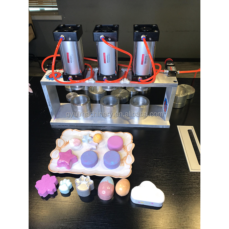 Customized Bath Bombs Mold Hydraulic Press Machine for and Bath Salt Ball Making