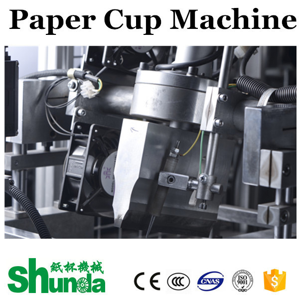 Paper Cup Sleeve Machine,ripple double wall paper cup wrap machine SHUNDA-80A