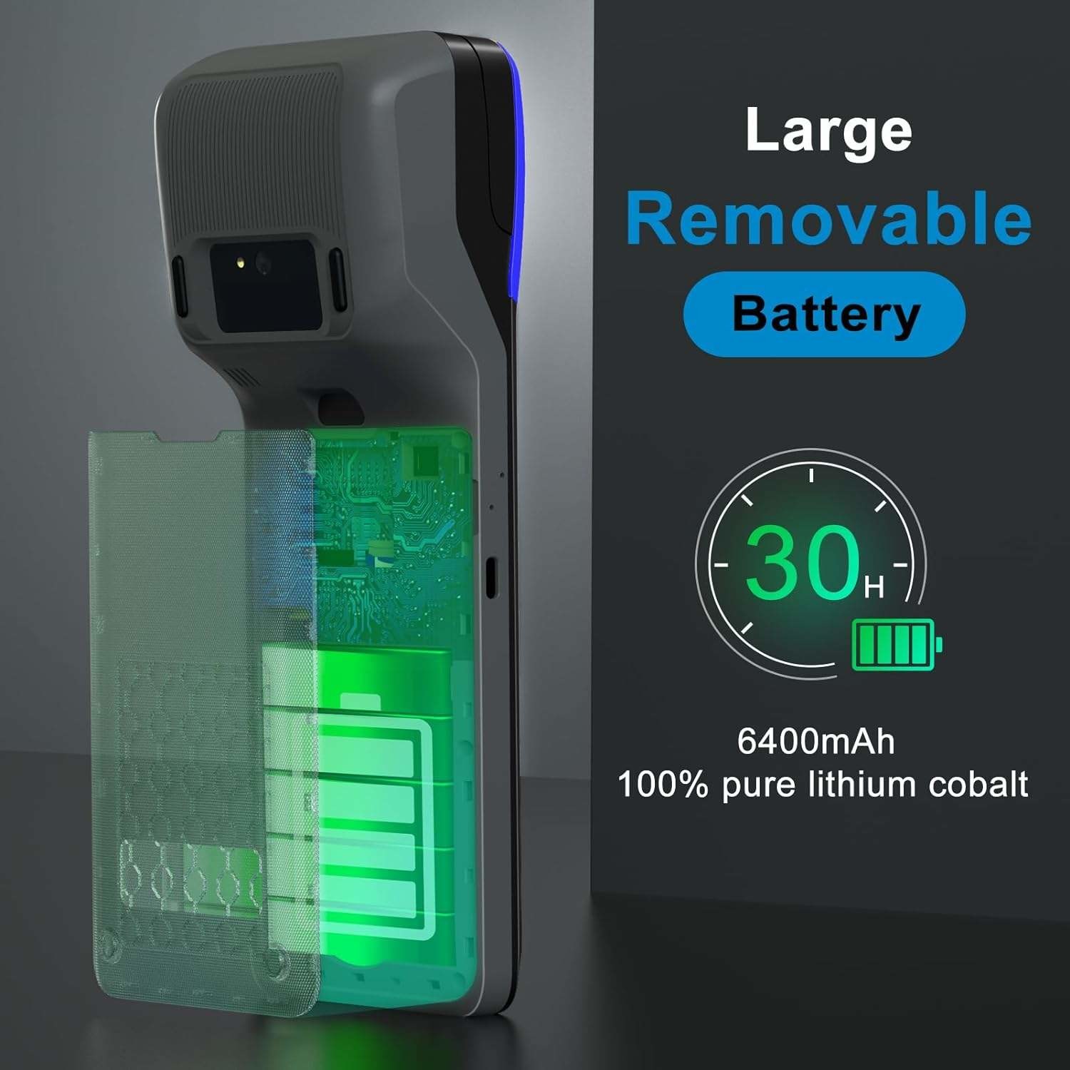 8-Core * 1.6 GHz CPU Android Handheld POS Terminal For Fast And Convenient Business Transactions