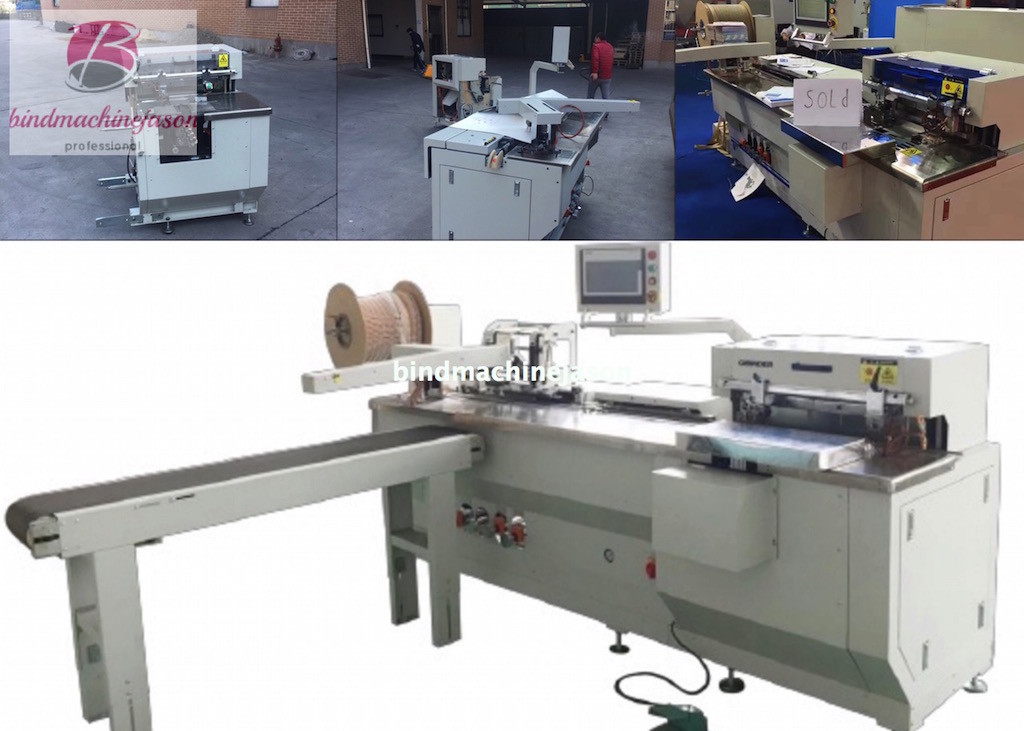 Automatic double ring closing machine with punching function PBW580